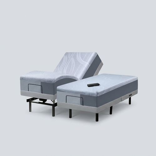 Irvine Home Collection Premium Split King Bundle with adjustable base and mattresses