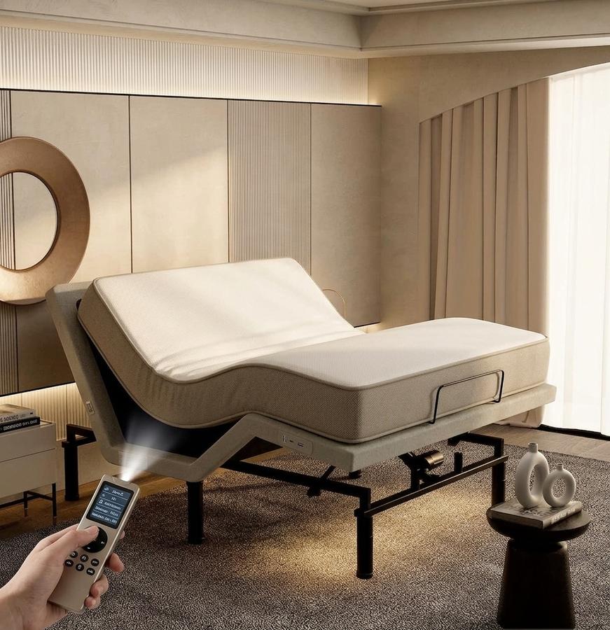 Twin XL Adjustable Base in a guest room